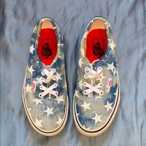Jean star printed vans